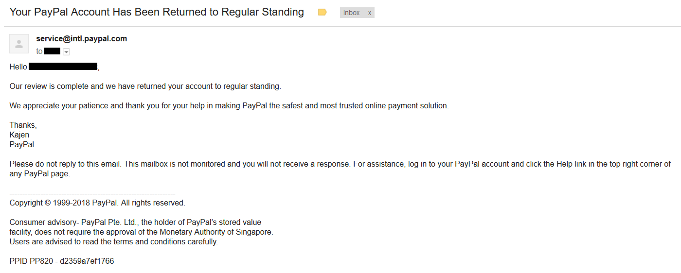 your-paypal-account-has-been-returned-to-regular-standing