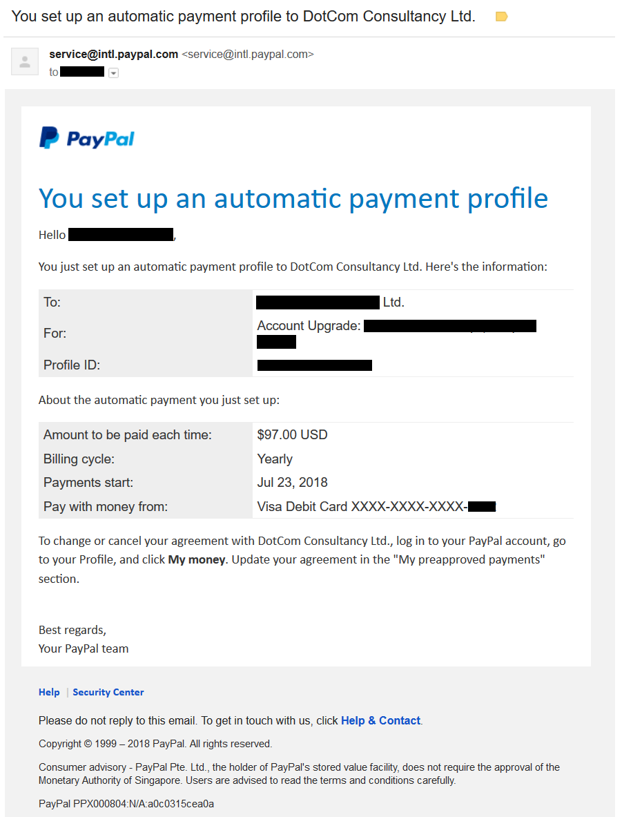 Paypal - Cancel Recurring Payments | OnMoneyLine