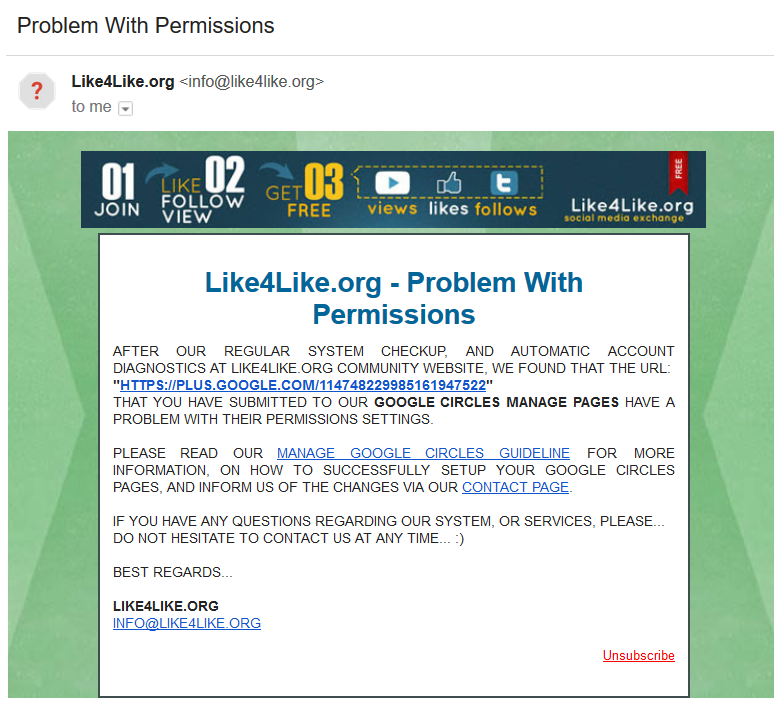 like4like-problem-with-permissions