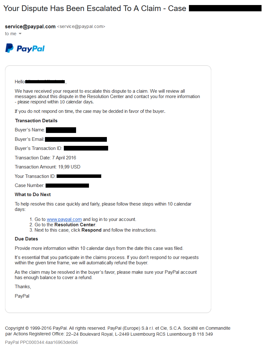paypal-your-dispute-has-been-escalated-to-a-claim