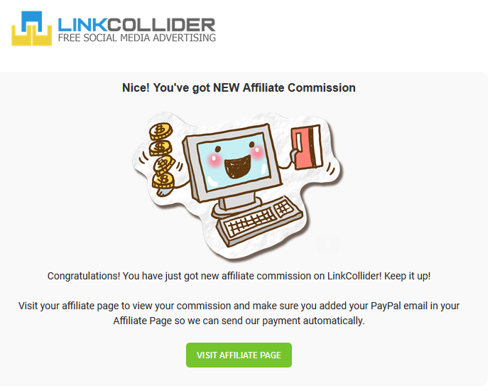 linkcollider-nice-youve-got-new-affiliate-commission