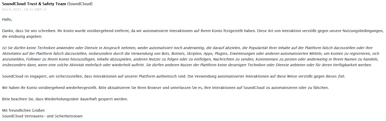 soundcloud-support-important-notice-temporarily-removed-in-german