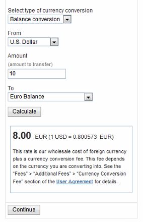 10. Paypal USD-EUR Currency Conversion - 30-12-2014