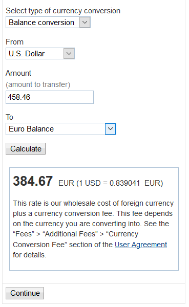 101. Paypal USD-EUR Currency Conversion - 11-08-2017