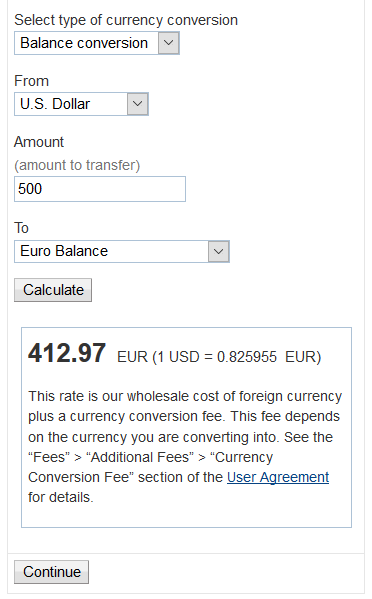 102. Paypal USD-EUR Currency Conversion - 12-09-2017