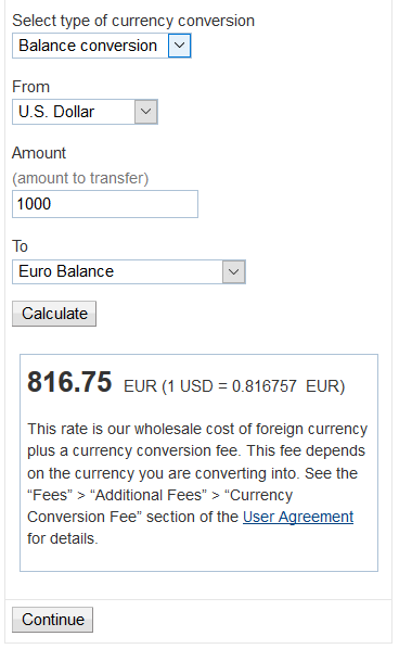 104. Paypal USD-EUR Currency Conversion - 05-09-2018