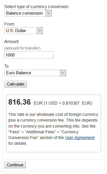 105. Paypal USD-EUR Currency Conversion - 05-11-2018