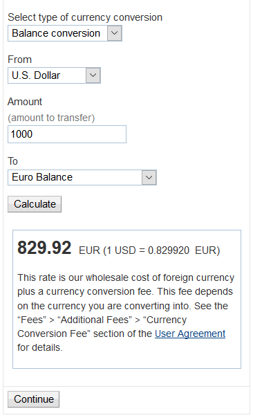 107. Paypal USD-EUR Currency Conversion - 05-25-2018