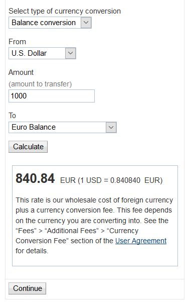 110. Paypal USD-EUR Currency Conversion - 06-29-2018