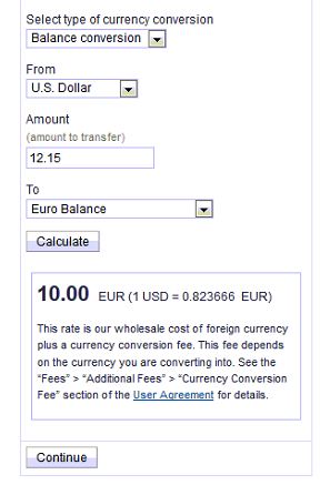 12. Paypal USD-EUR Currency Conversion - 13-01-2015
