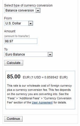 17. Paypal USD-EUR Currency Conversion - 23-02-2015
