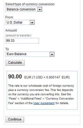 25. Paypal USD-EUR Currency Conversion - 03-31-2015