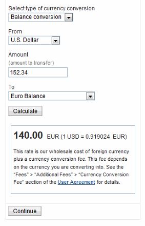 26. Paypal USD-EUR Currency Conversion - 04-10-2015