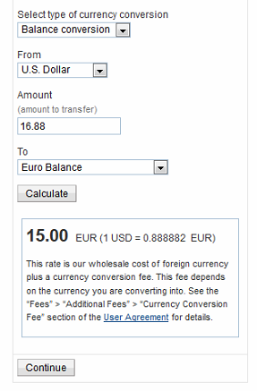 33. Paypal USD-EUR Currency Conversion - 08-08-2015