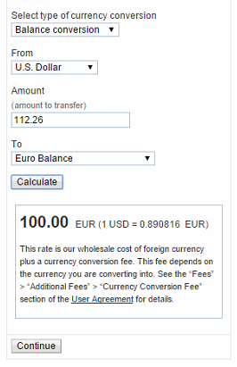 42. Paypal USD-EUR Currency Conversion - 12-17-2015