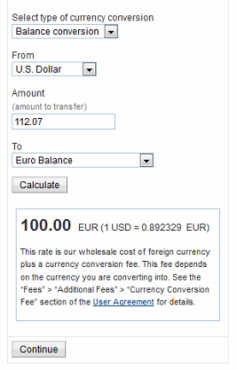 44. Paypal USD-EUR Currency Conversion - 12-30-2015