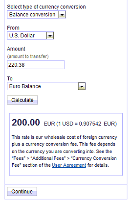 46. Paypal USD-EUR Currency Conversion - 01-05-2016