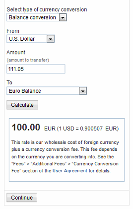 47. Paypal USD-EUR Currency Conversion - 01-07-2016