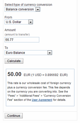 48. Paypal USD-EUR Currency Conversion - 01-08-2016