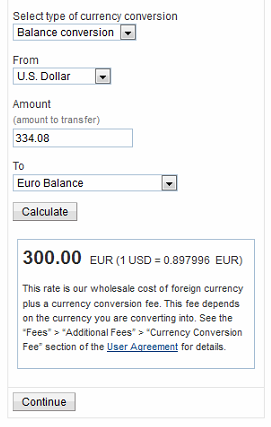 59. Paypal USD-EUR Currency Conversion - 03-01-2016