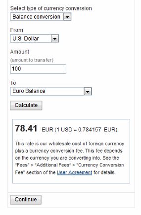 6. Paypal USD-EUR Currency Conversion - 07-11-2014