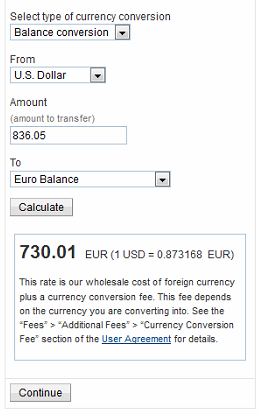 68. Paypal USD-EUR Currency Conversion - 09-21-2016