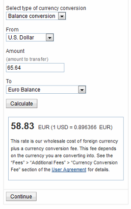 69. Paypal USD-EUR Currency Conversion - 10-22-2016