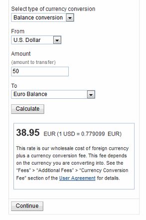 7. Paypal USD-EUR Currency Conversion - 15-11-2014