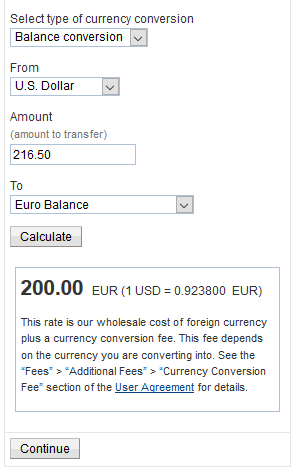 73. Paypal USD-EUR Currency Conversion - 01-02-2017