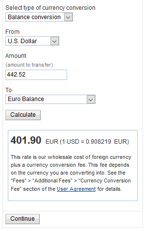 75. Paypal USD-EUR Currency Conversion - 01-18-2017