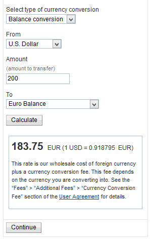 89. Paypal USD-EUR Currency Conversion - 02-27-2017