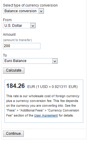 90. Paypal USD-EUR Currency Conversion - 02-27-2017