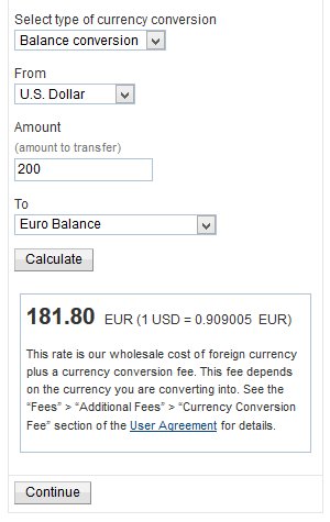 96. Paypal USD-EUR Currency Conversion - 04-01-2017