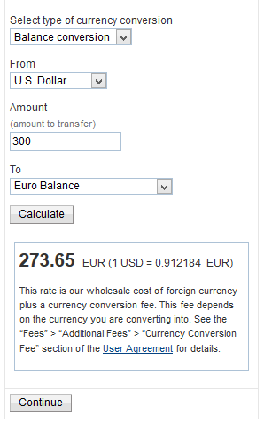 97. Paypal USD-EUR Currency Conversion - 04-06-2017