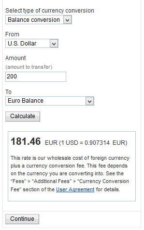 98. Paypal USD-EUR Currency Conversion - 04-20-2017