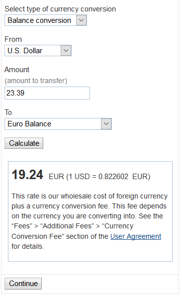99. Paypal USD-EUR Currency Conversion - 10-16-2017