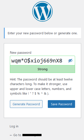 wordpress-enter-your-new-password-below-or-generate-one