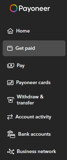 payoneer-dashboard-home-get-paid-pay-cards-withdraw-transfer-activity-bank-accounts-business-network