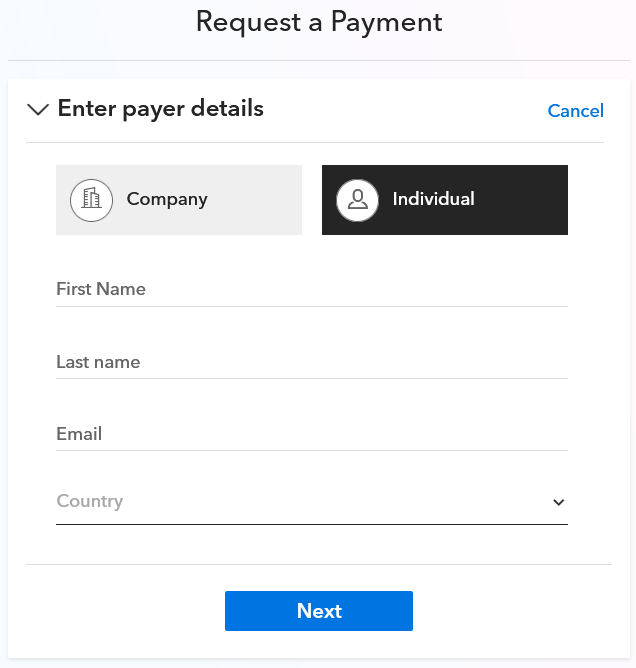 payoneer-request-a-payment-enter-payer-details-individual