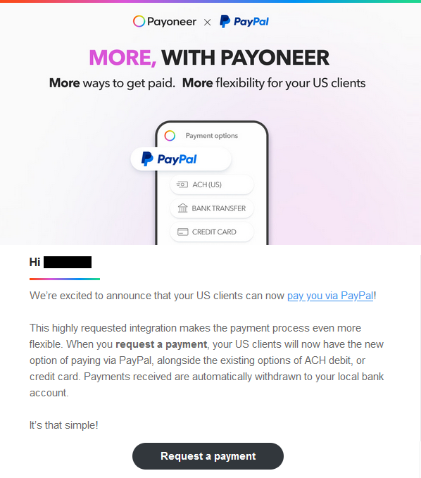 payoneer-your-us-clients-can-now-pay-via-paypal