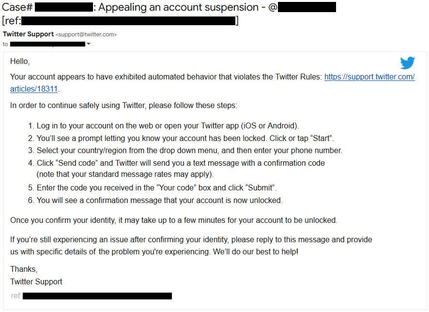 twitter-account-appears-to-have-exhibited-automated-behavior-that-violates-the-twitter-rules
