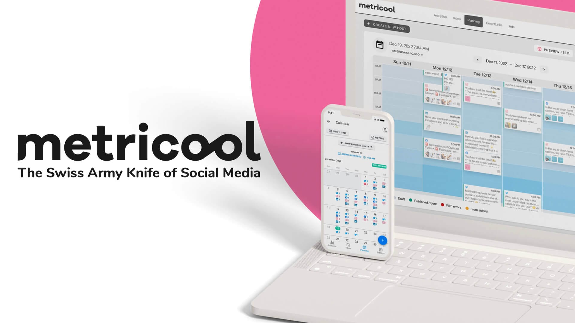 Metricool – Schedule Content on Social Media for Free