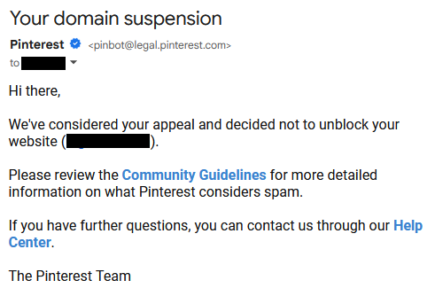 pinterest-domain-suspension-decided-not-to-unblock-website